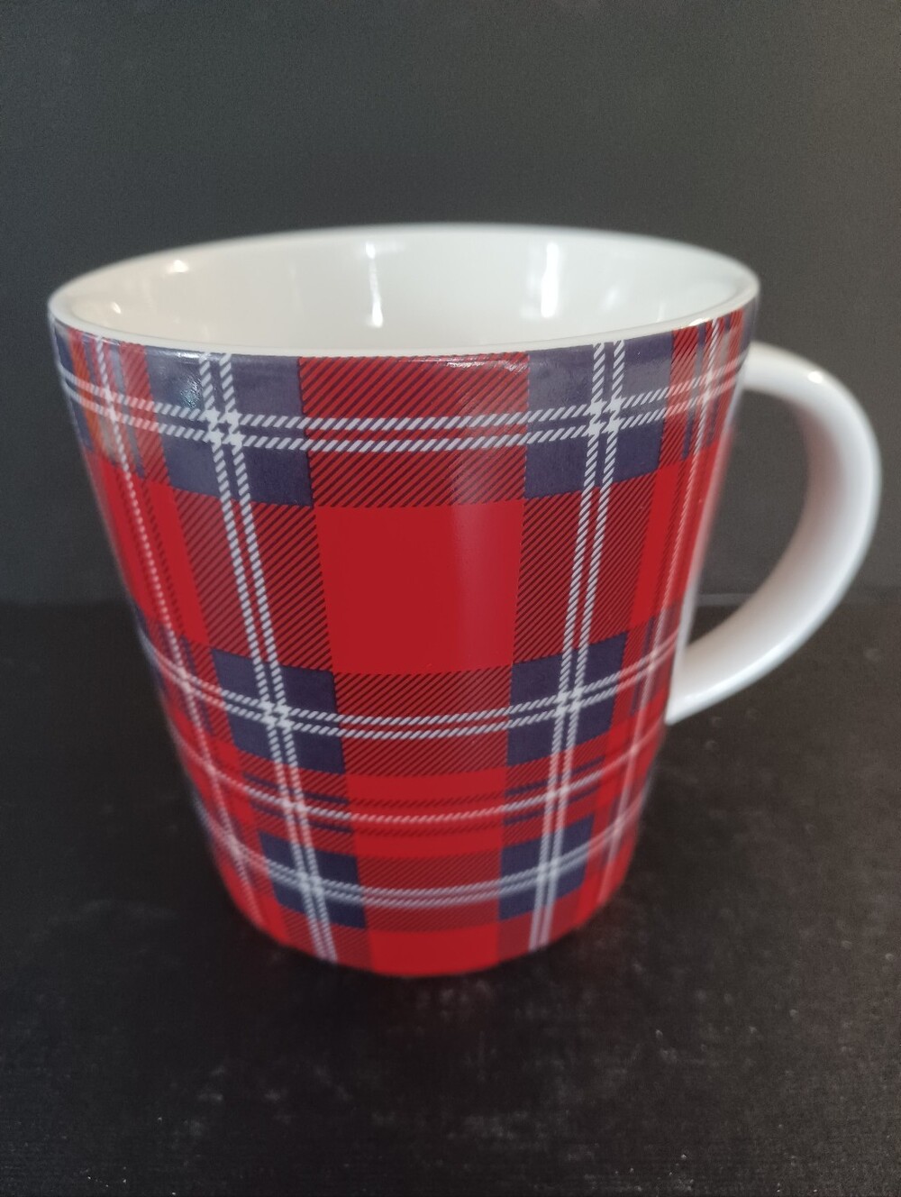Draper James Red Plaid Mug.  No chips or cracks.